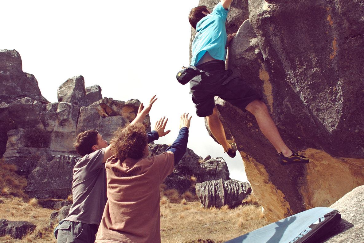 Rock Climbing for Beginners: Spotting for Bouldering