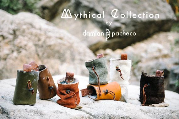 Mythological Creature Inspired Leather Chalk Bags