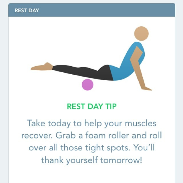 rest day foam roller