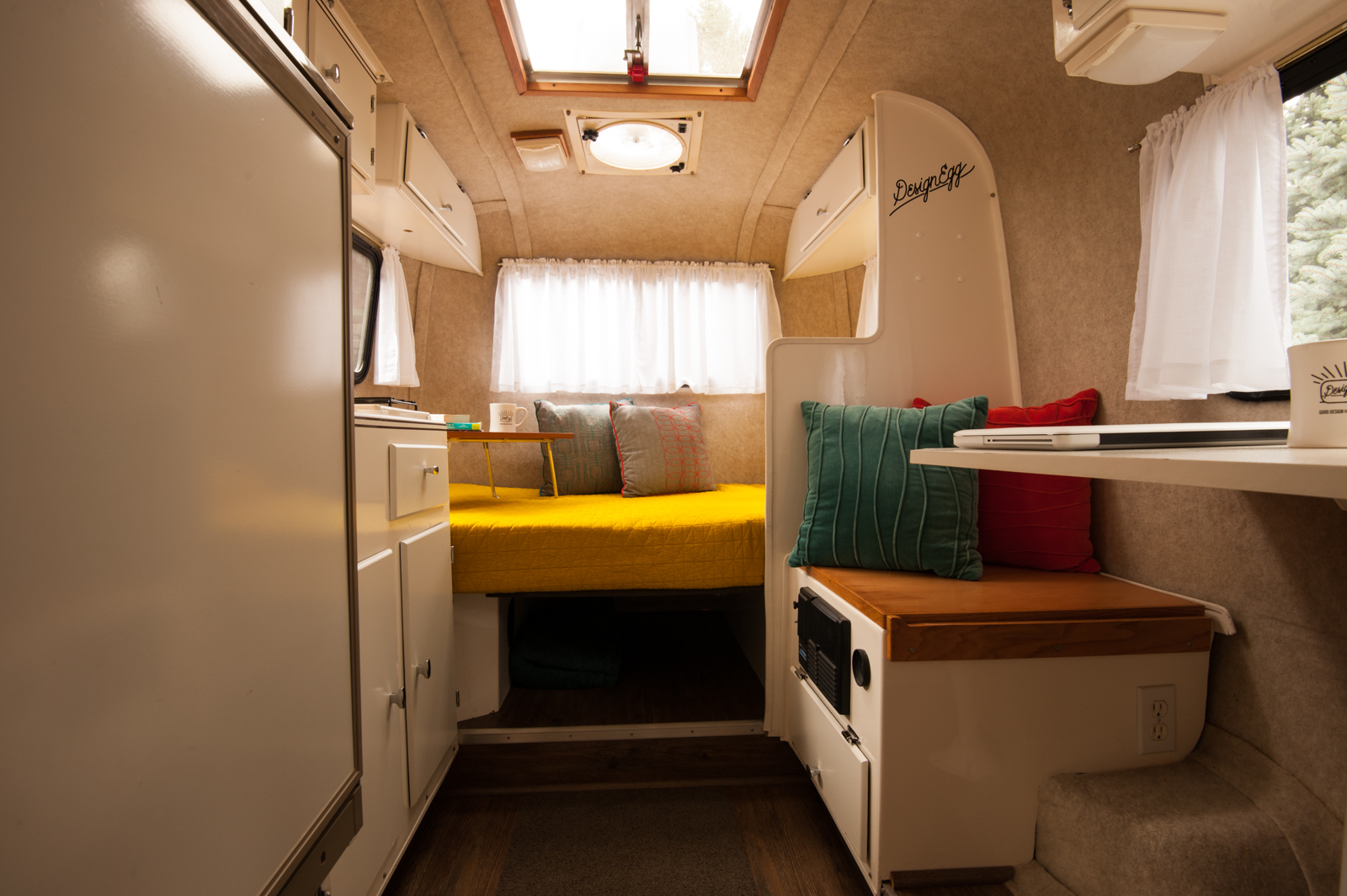 Dirtbag Dwellings: Meet the "Egg" — A Renovated Scamp RV ...