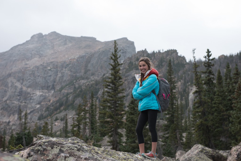 Brooke at Rocky Mountain National Park. Photo: Dave Burleson