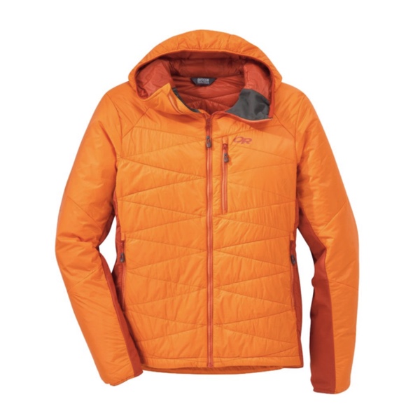 outdoor research uberlayer hooded insulated jacket