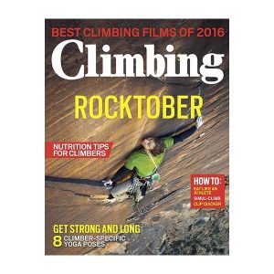 Climbing Magazine Cover Gift for Climber