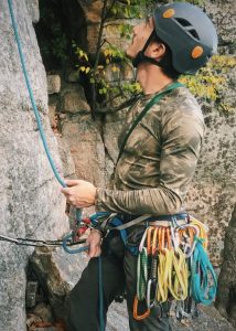 Belaying with Mad Rock Lifeguard