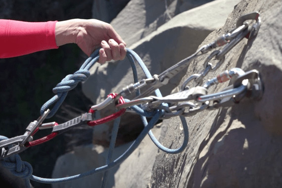 How to Clean An Anchor on a Single Pitch Climb