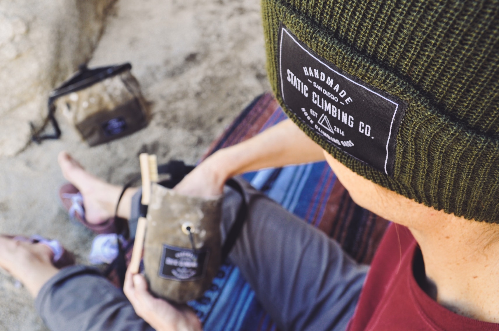 Are These Climbing's Best Chalk Bags? Introducing STATIC + Moja Gear