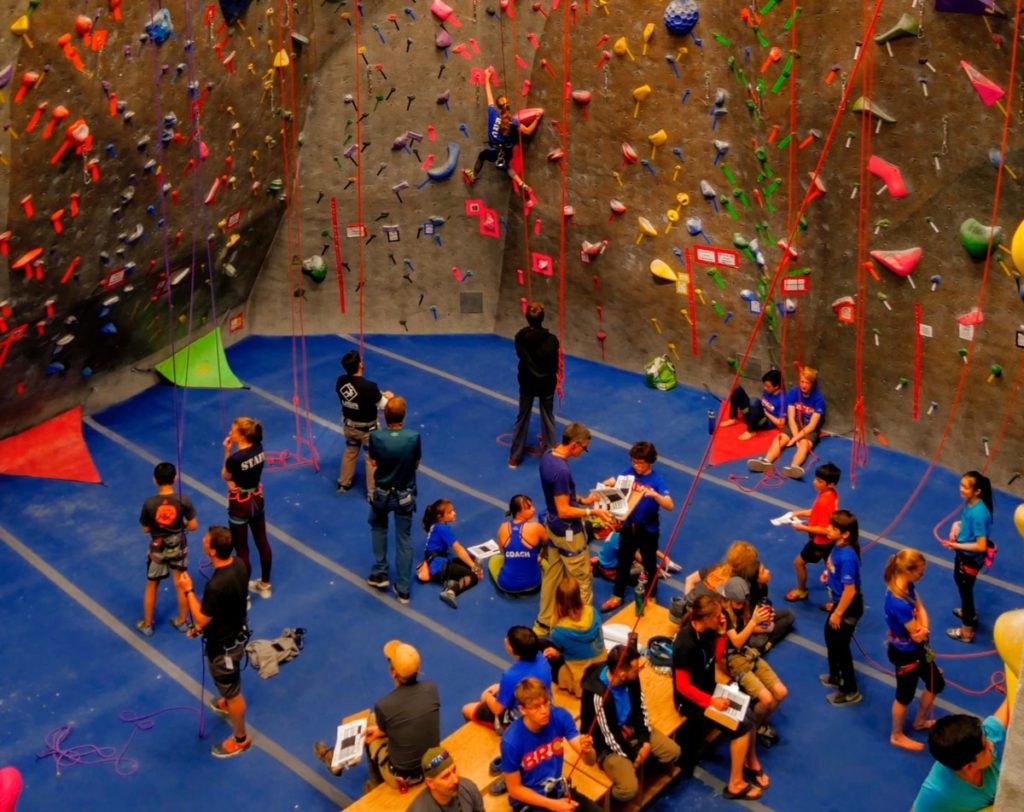 Explosive growth of gym climbing