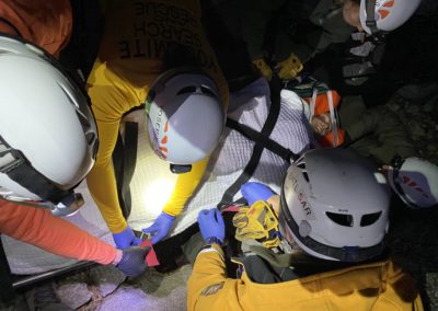 Emily Harrington rescue night closeup