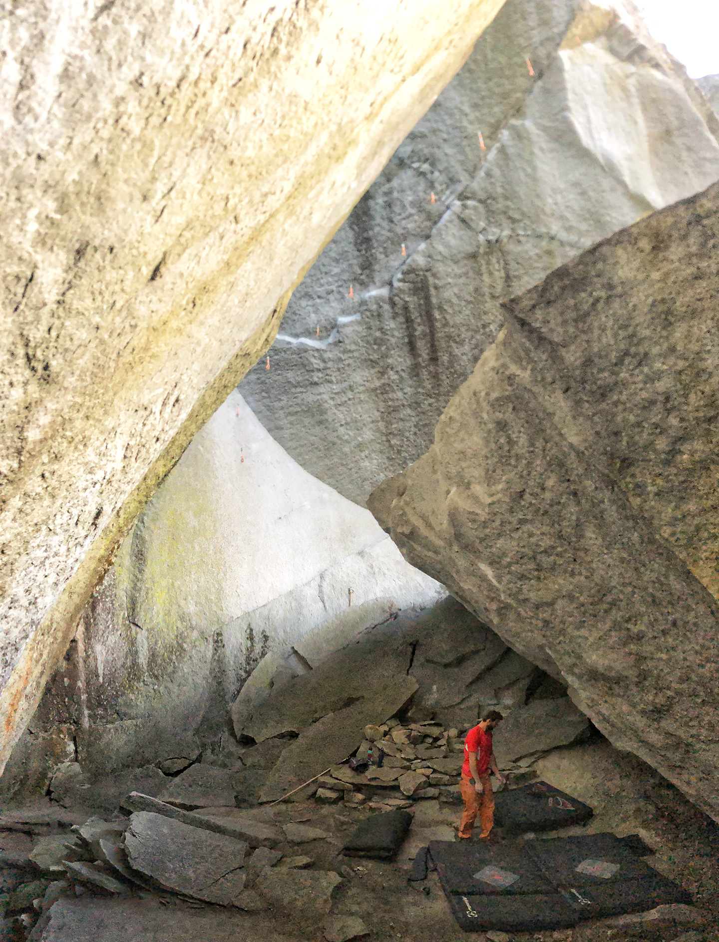 Squamish rock climbing cave