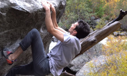 Paul Robinson Bouldering in Leavenworth, WA
