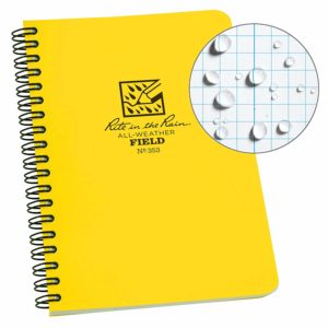 Rite in the Rain Spiral Notebook for outdoor climbers