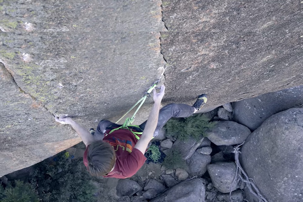 Dan Fisher climbs Vertigo 32/8b+