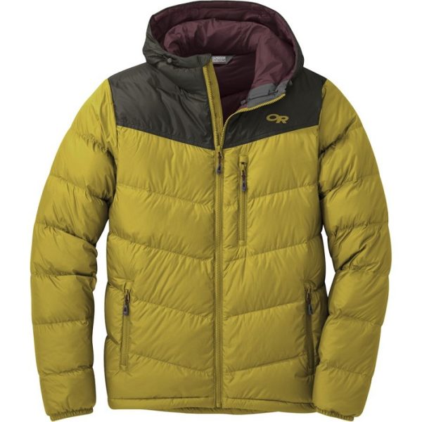outdoor research transcendent down hooded jacket