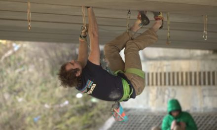 Crack Climbing Under a Bridge with Robbie Phillips