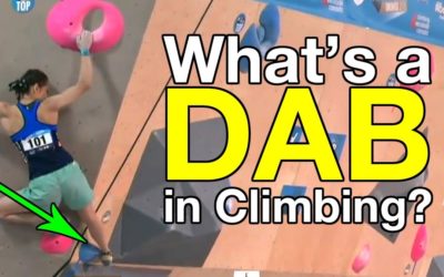 The Dab: the rock climbing move you’re ashamed of.