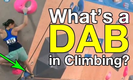 The Dab: the rock climbing move you’re ashamed of.