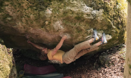 Alex Megos Sends Upgrade U (8C) Frankenjura