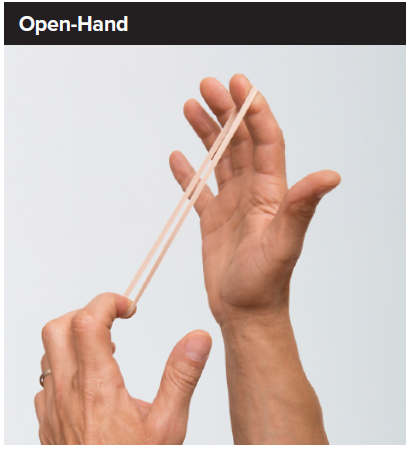 extensor strengthening variation open hand