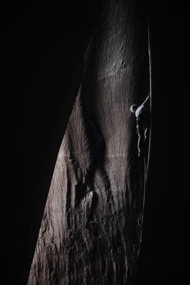 Rock Climbing through darkness