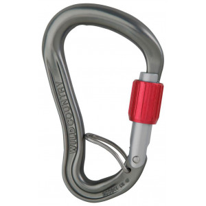 Wild Country Ascent Lite Belay Carabiner - Gunmetal/Red