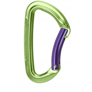 Wild Country Session Bent Gate Carabiner - Green/Purple