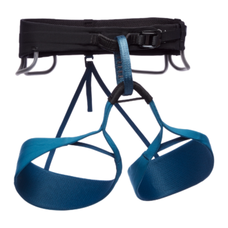 Black Diamond Equipment Solution Climbing Harness Size 2XS, in Astral Blue