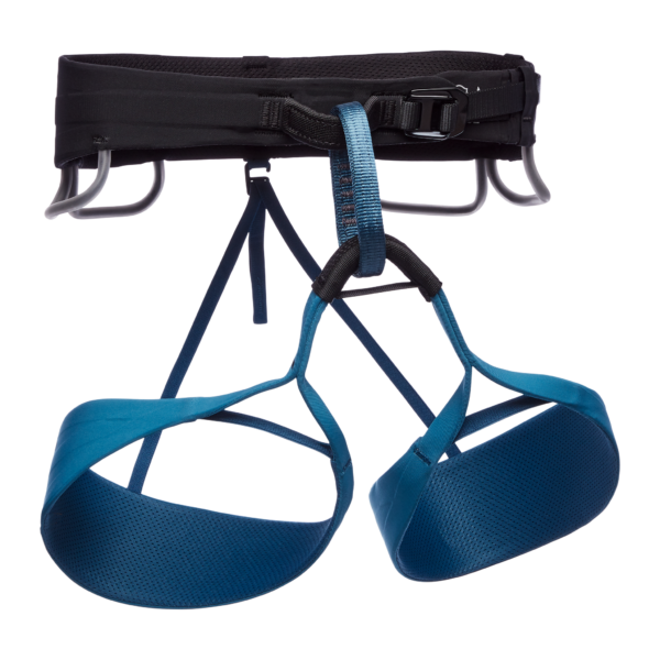 Black Diamond Equipment Solution Climbing Harness Size 2XS, in Astral Blue