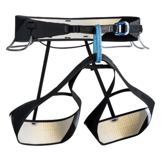 Black Diamond Equipment Vision Climbing Harness Size Large, in White