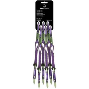 Wild Country Session Quickdraw 6 Pack - Purple/Green 12cm