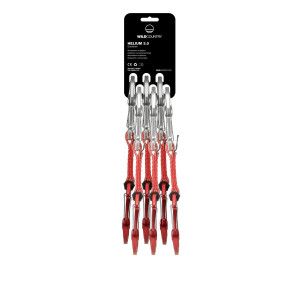 Wild Country - Helium 3.0 Quickdraw Set - 6X10 Red