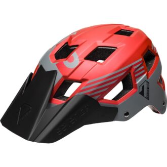 7 Protection M5 Helmet Grey/Metallic Dark Red, L/XL