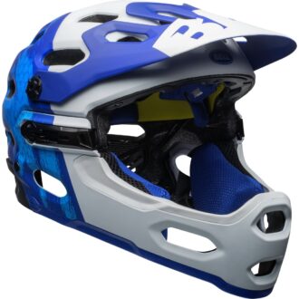 Bell Super 3R Mips Helmet Matte Force Blue/White, L