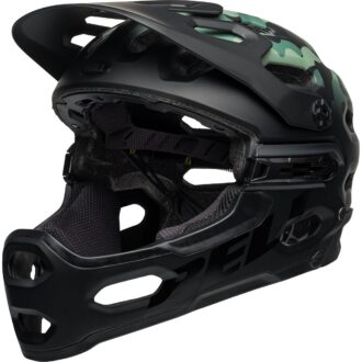 Bell Super 3R Mips Helmet Oak Matte Black/Greens, S