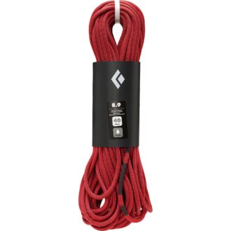 Black Diamond 8.9 Dry Climbing Rope Red, 35m