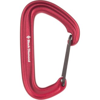 Black Diamond LiteWire Carabiner Red, One Size
