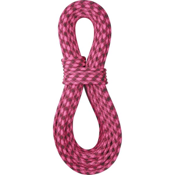 BlueWater 9.1mm Icon Single Climbing Rope Pink/Slick, 70m