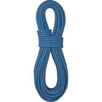 BlueWater Big Wall Static Rope - 10mm Blue/Red, 300ft