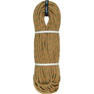 BlueWater Neon Double Dry Climbing Rope - 10.1mm Coyote Brown/Red Orange, 60m