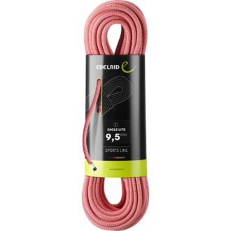 Edelrid Eagle Lite Climbing Rope - 9.5mm Red, 60m