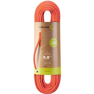 Edelrid Heron Eco Dry Climbing Rope - 9.8mm Fire, 70m