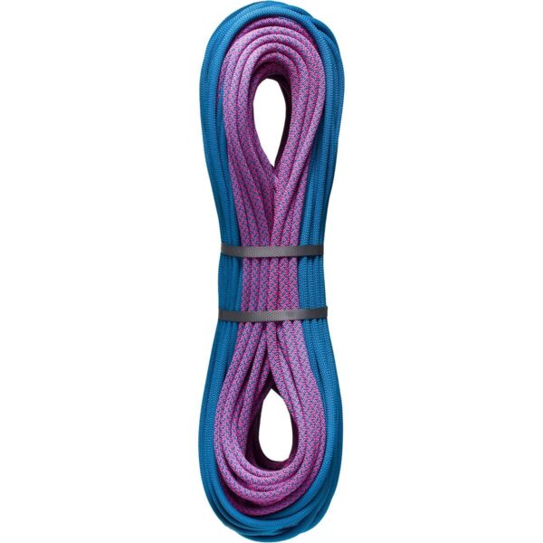 Edelrid Tommy Caldwell Eco Dry ColorTec Climbing Rope - 9.3mm Pink/Turquoise, 60m