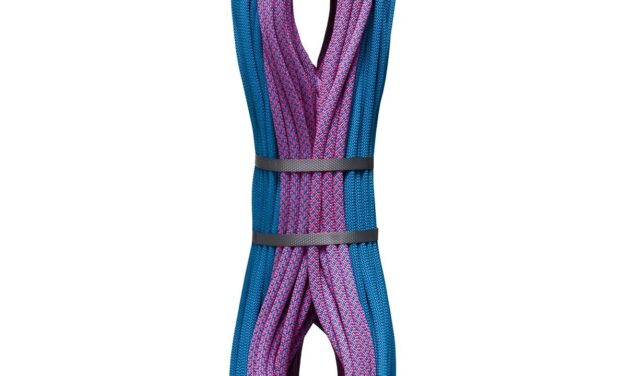 Edelrid Tommy Caldwell Eco Dry ColorTec Climbing Rope – 9.3mm Pink/Turquoise, 60m