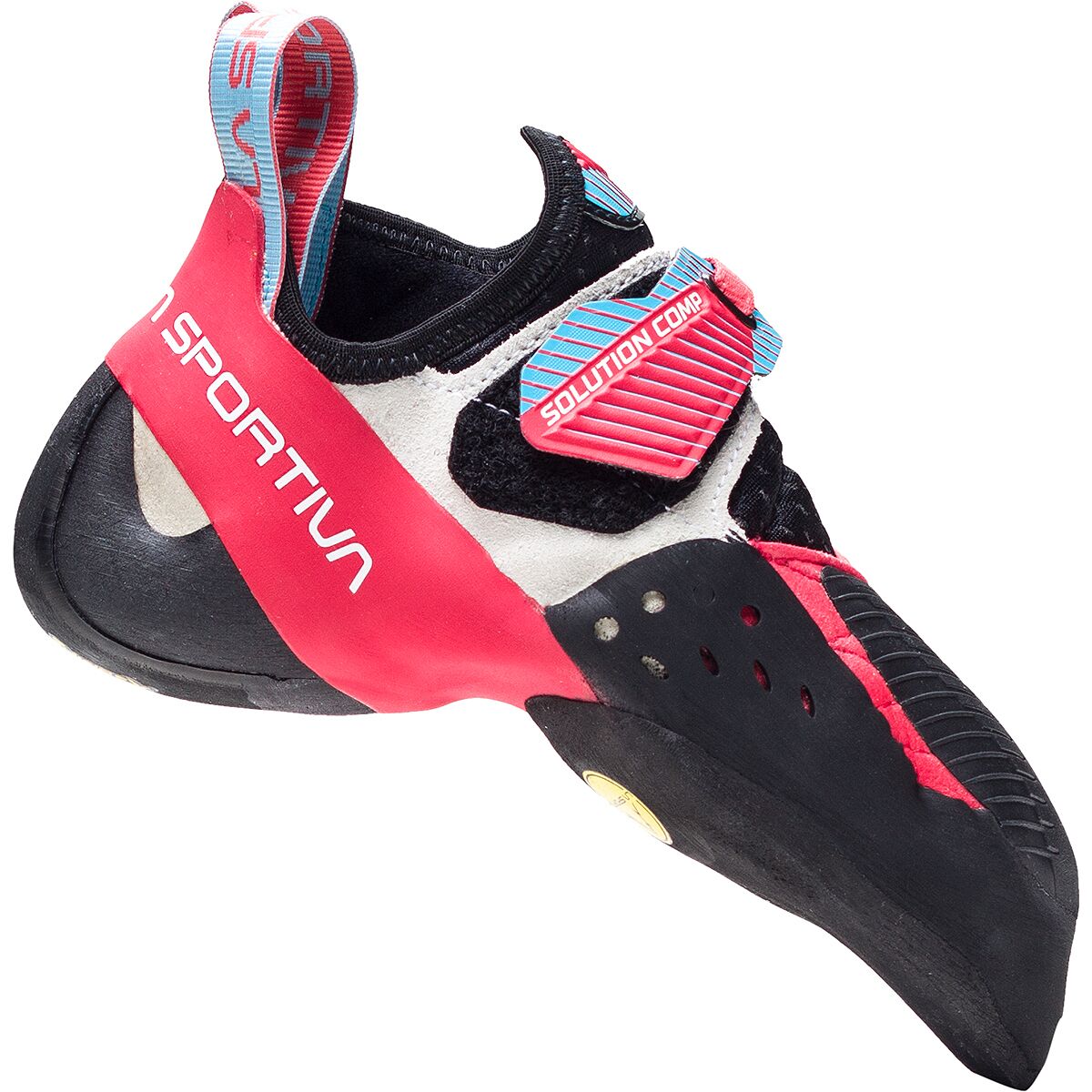 La Sportiva Solution Comp Climbing Shoe Women s Hibiscus Malibu Blue 40.5 Moja Gear