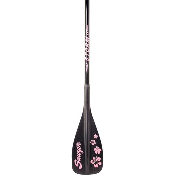 Sawyer Oars Storm Quickdraw 100si Blade SUP Paddle Black/Pink, 70-86in